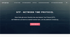 Desktop Screenshot of ntp-zeit.de